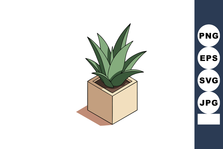 Succulent Clipart Image 6