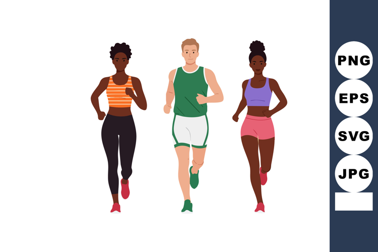 Runner Clipart Image 17