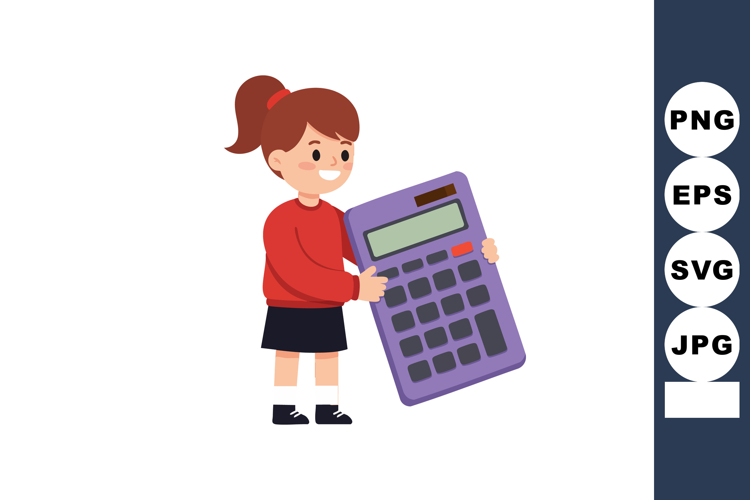 Calculator Clipart Image 19