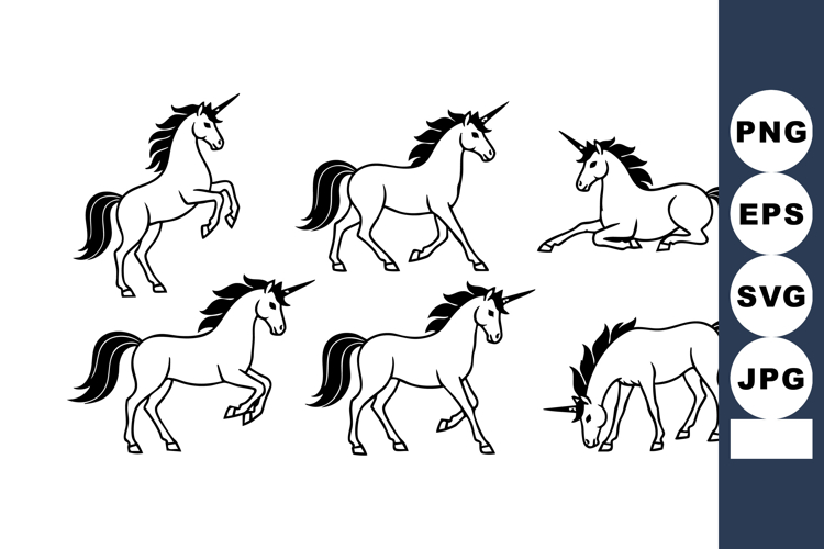 Unicorn Vector Image 14