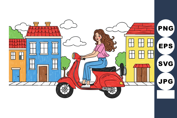 Woman Clipart Image 7