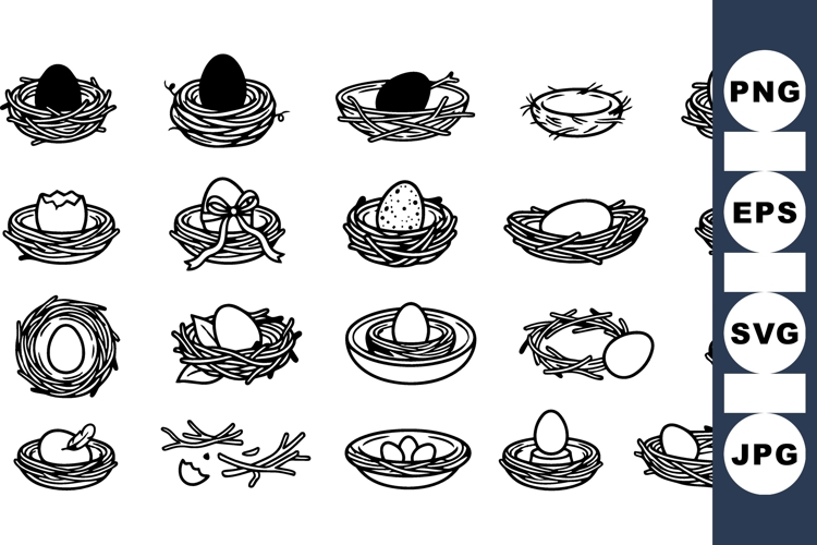 Bird Nest Clipart Image 10
