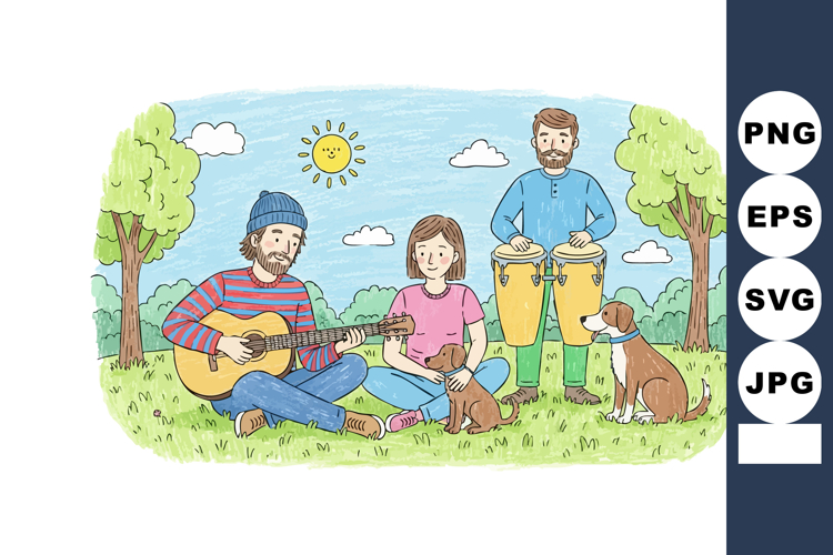 Guitar Clipart Image 20