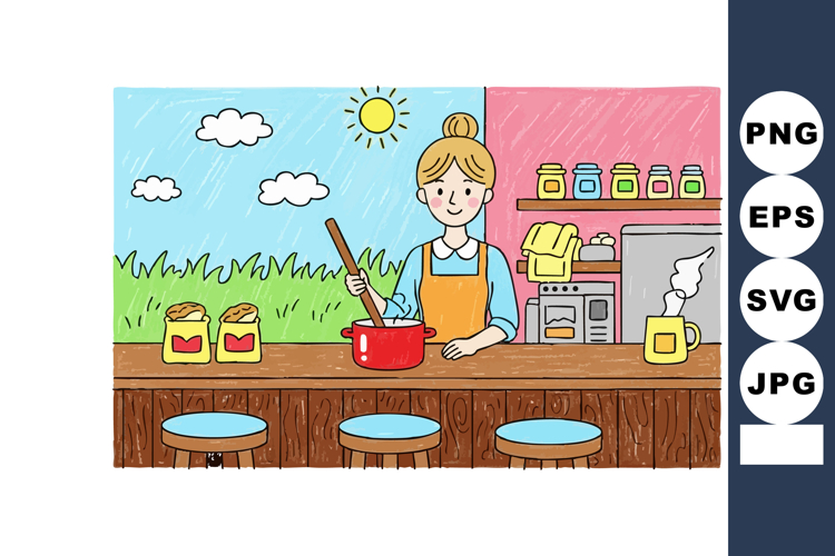 Kitchen Clipart Image 9