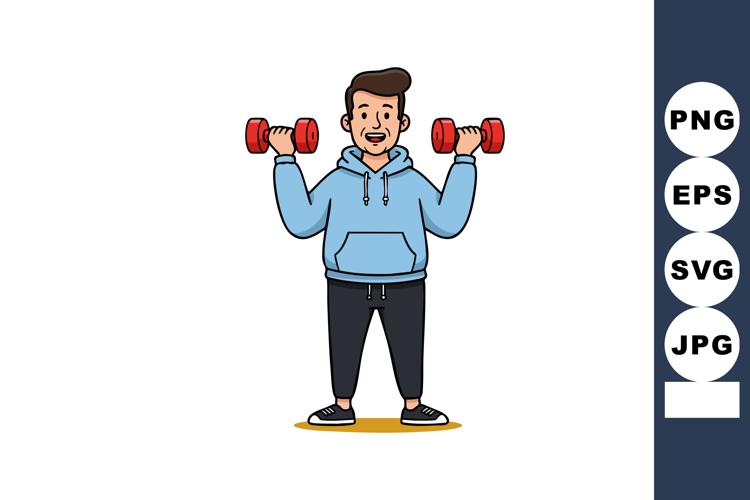 Dumbbell Clipart Image 23