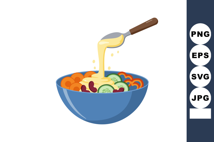 Salad Clipart Image 6