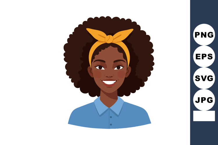 Afro Clipart Image 8
