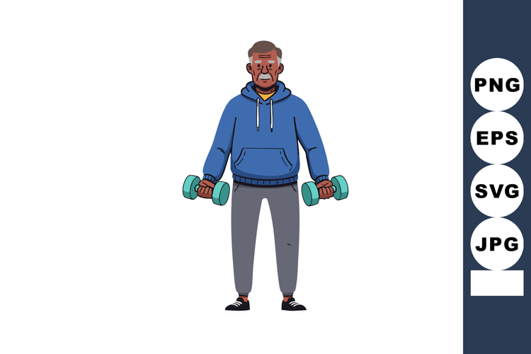 Dumbbells Clipart Image 4