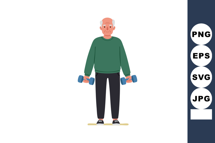 Dumbbells Clipart Image 3