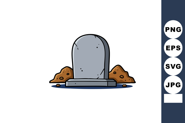 Tombstone Clipart Image 10