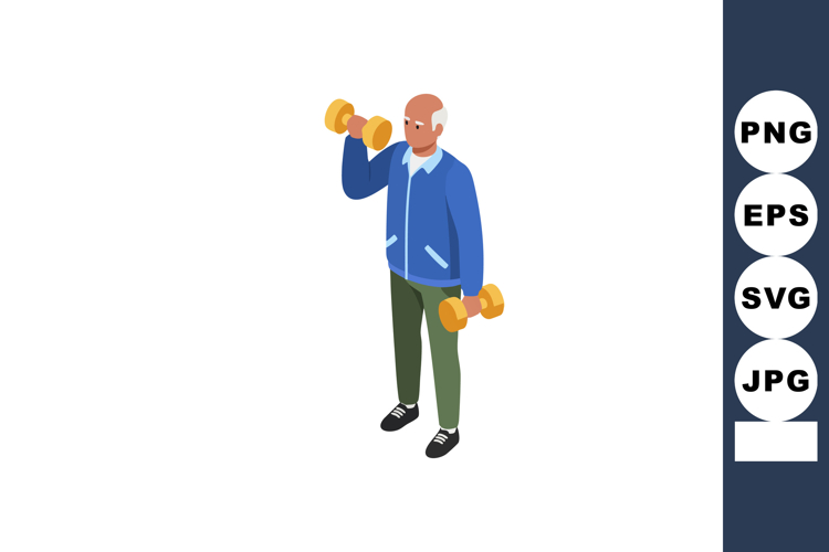 Dumbbell Clipart Image 17