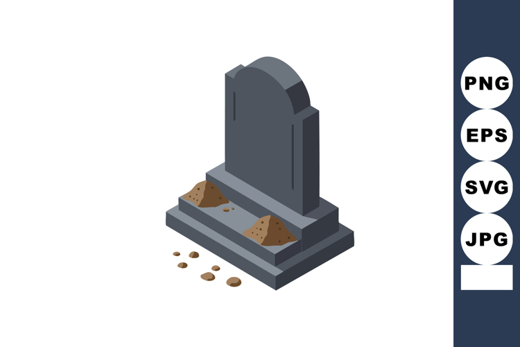 Tombstone Clipart Image 8