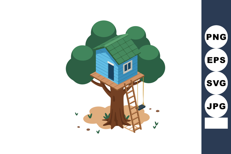  Treehouse Clipart Image 4