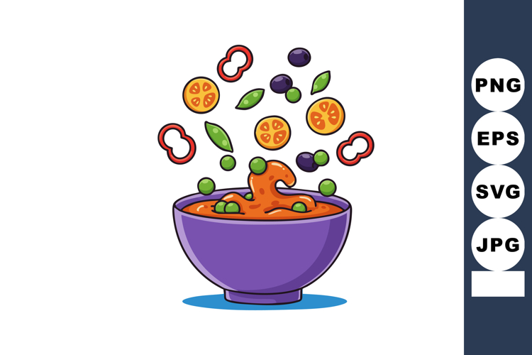 Bowl Of Soup Clipart Image 8