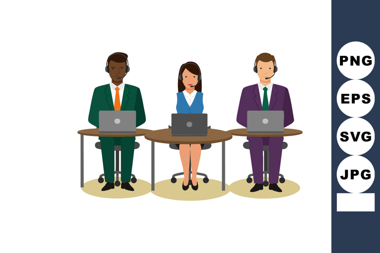 Working Together Clipart Image 5