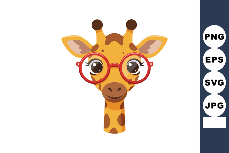 Cute Giraffe Clipart Image 24