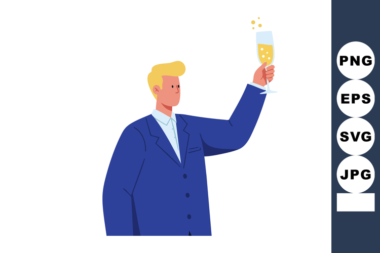 Champagne Clipart Image 21