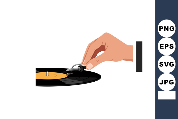 Record Player Clipart Image 23