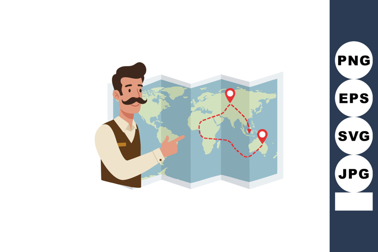 Map Clipart Image 11