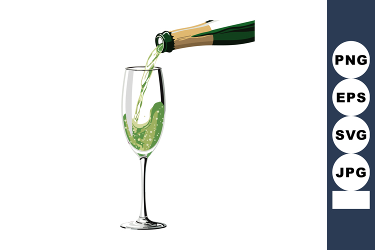 Champagne Clipart Image 20