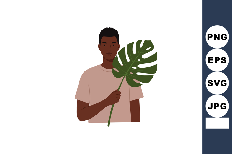 Tropical Leaf Clipart Image 7