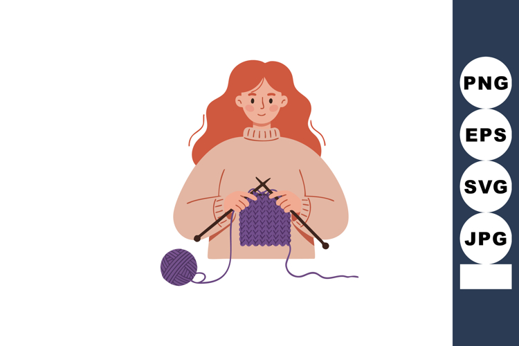 Knitting Clipart Image 7