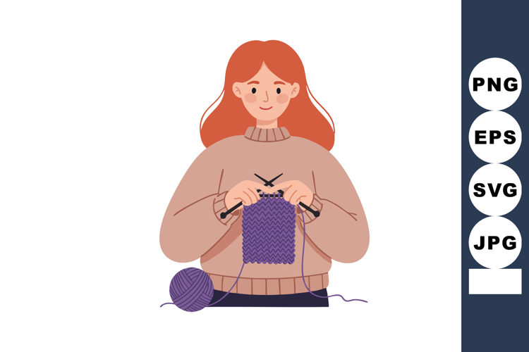 Knitting Clipart Image 6
