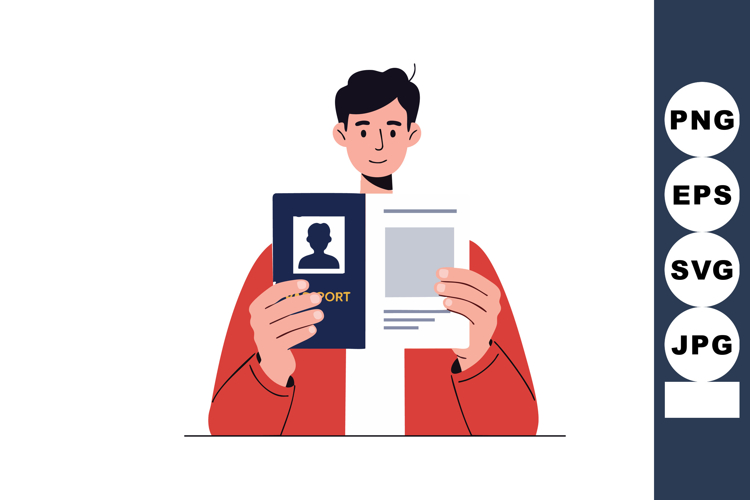 Passport Clipart Image 12