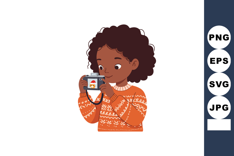 Curly Hair Clipart Image 3