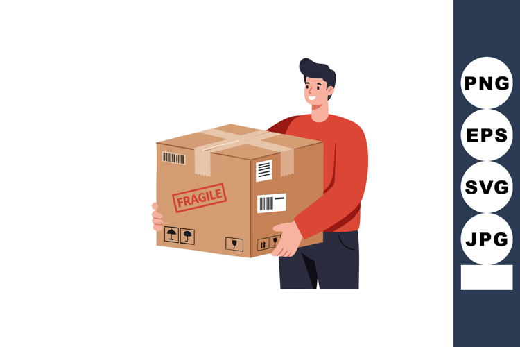 Cardboard Box Clipart Image 15