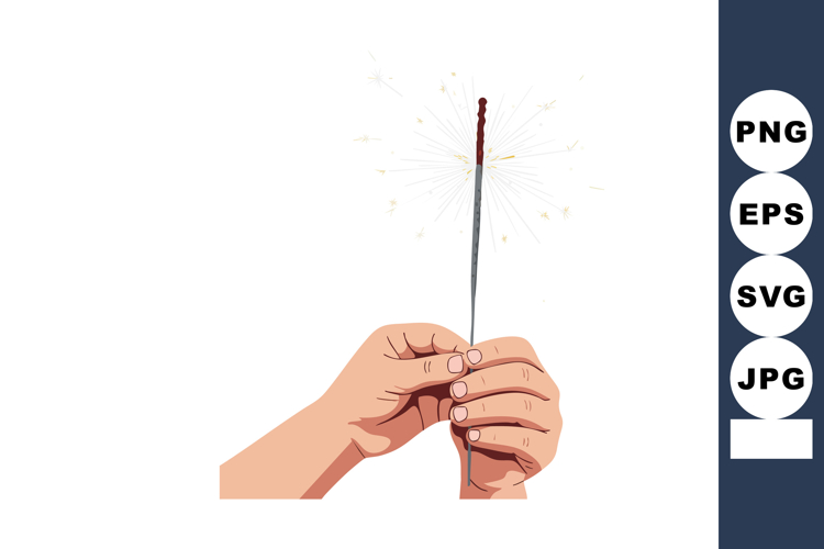  Sparkler Clipart Image 7
