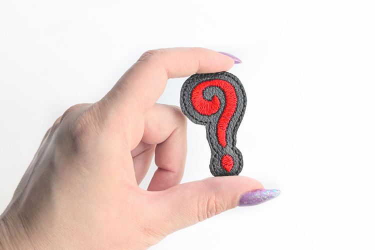 Question Mark ITH Feltie Applique Embroidery File