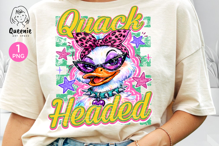 Sarcastic Quack Headed Funny Duck Pun Farm Animal