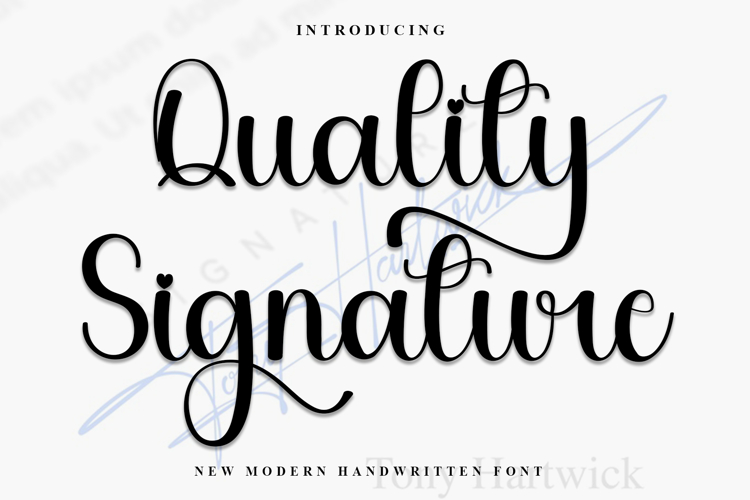 Quality Signature