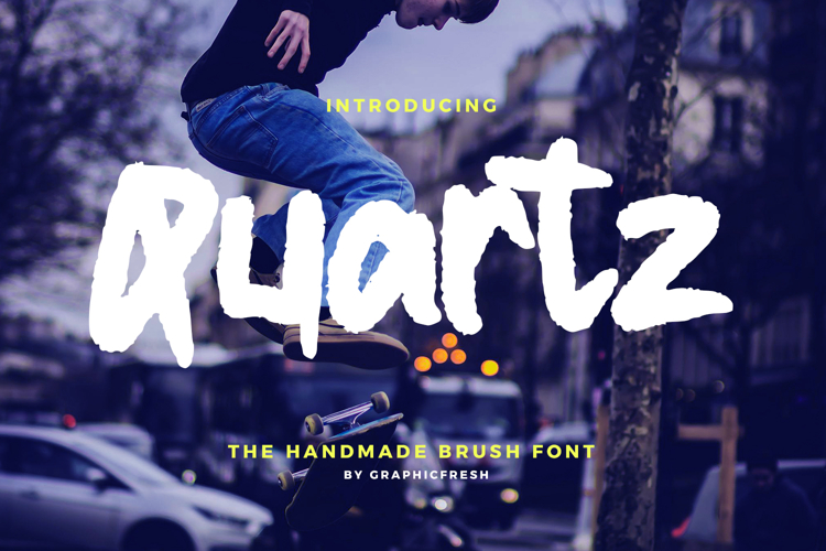 Quartz - The Handmade Brush Font