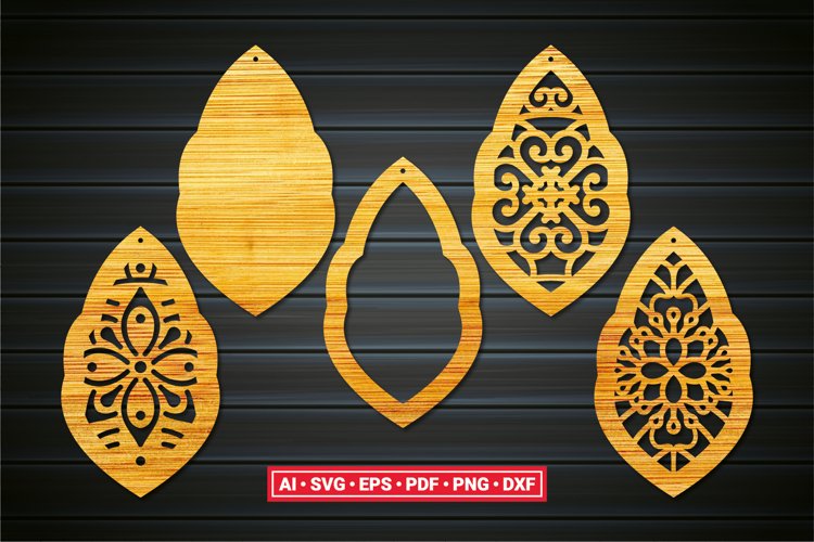 Glowforge Earrings Image 11