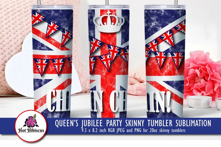 Union Jack Flag Tumbler | British Party Tumbler Sublimation