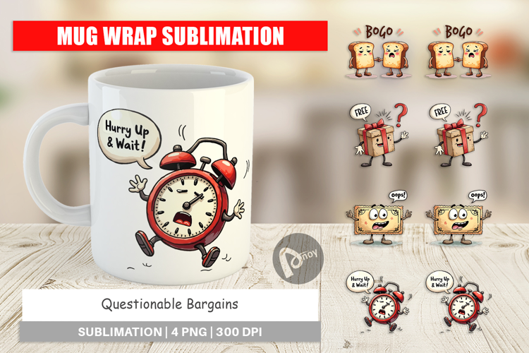 Questionable Bargains Mug Wrap