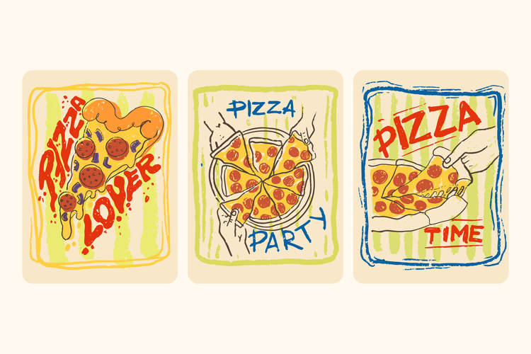 Pizza Party Posters