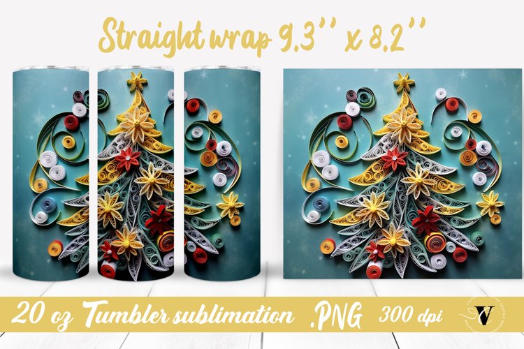 Christmas Tumbler Wrap Image 2