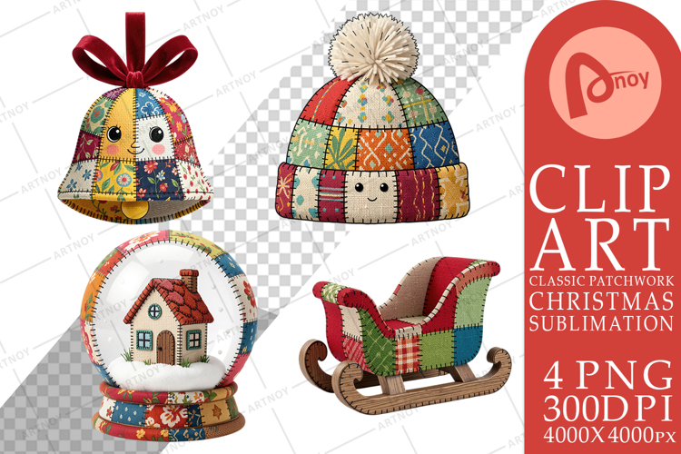 Winter Decor Patchwork Sublimation