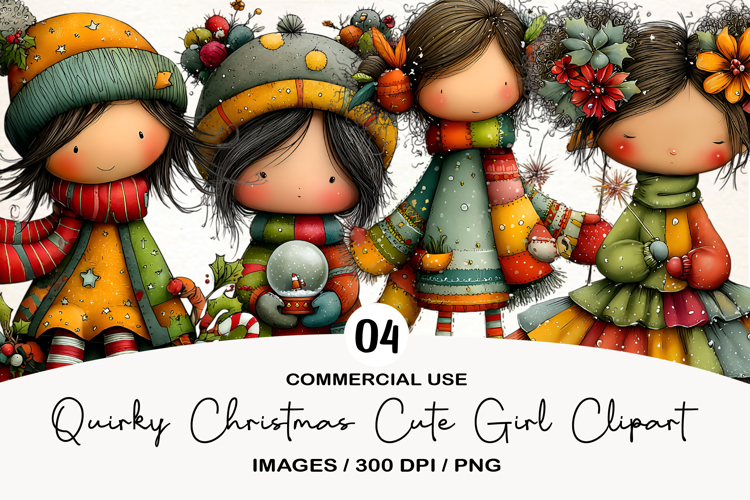 Cute Girl Clipart Image 24
