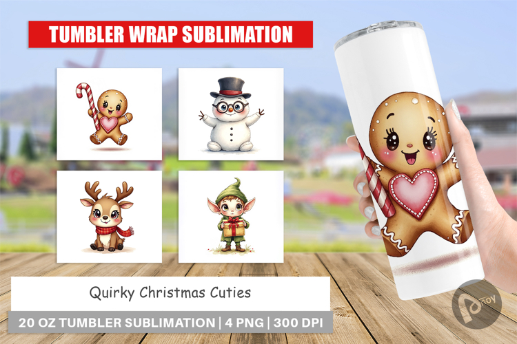 Quirky Christmas Cuties Tumbler
