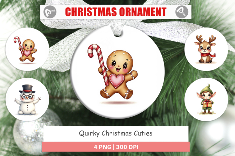Christmas Ornament Sublimation Designs