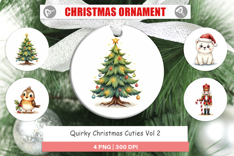 Christmas Ornament Sublimation Designs Image 14
