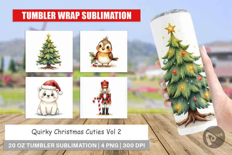 Quirky Christmas Cuties Tumbler