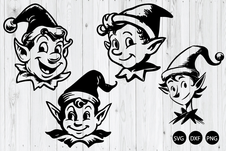 Quirky Christmas Elf SVG, Christmas Elf SVG, Christmas SVG