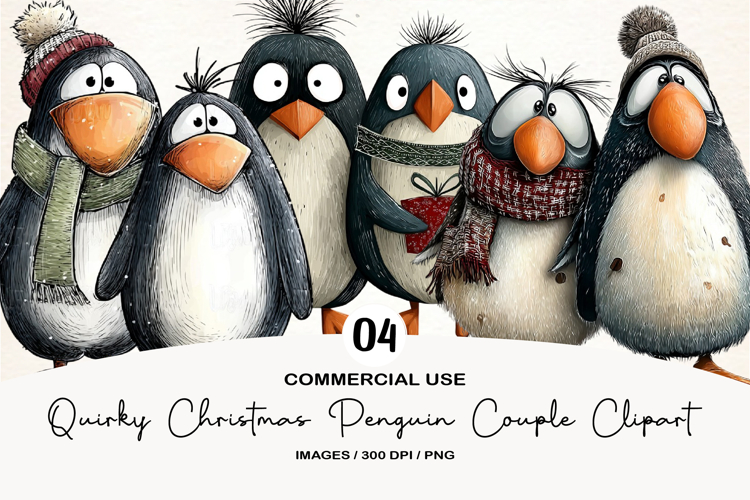 Christmas Penguin Clipart Image 21