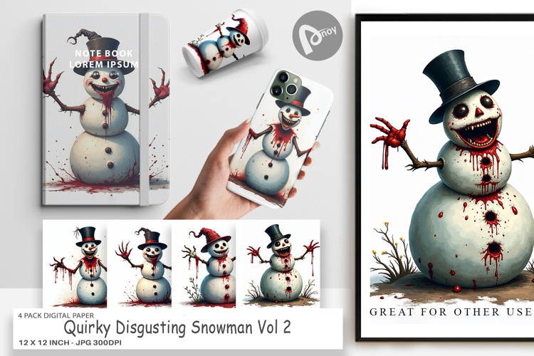 Snowman Background Image 20