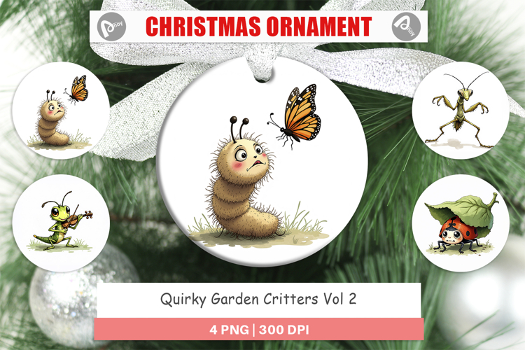 Quirky Garden Critters Ornament